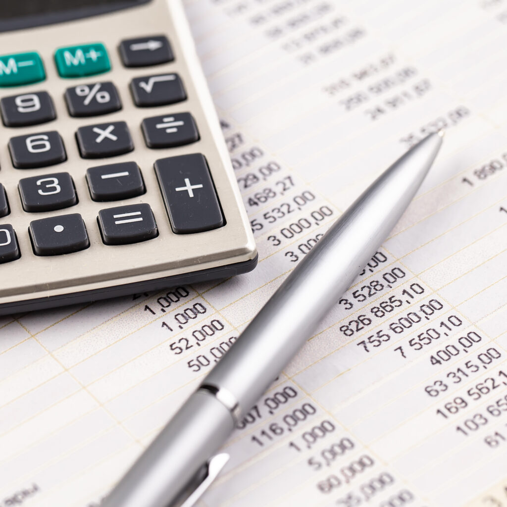 calculator numbers pen belmont accounting budgeting 